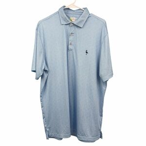 Tailorbyrd Light Blue Polo Shirt with Pattern